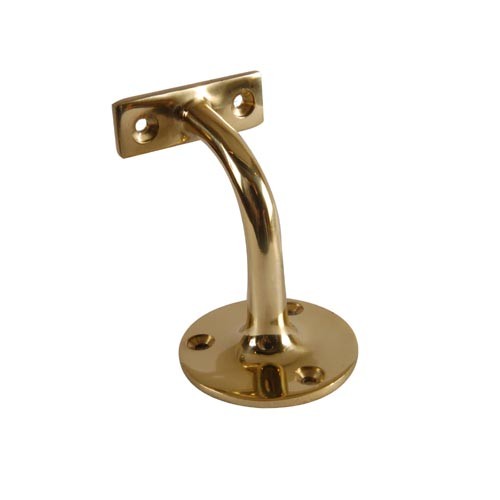 Brass Curtain Double Pole Bracket