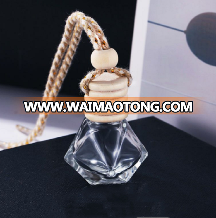 Wholesales rectangle perfume bottle car glass perfume bottle