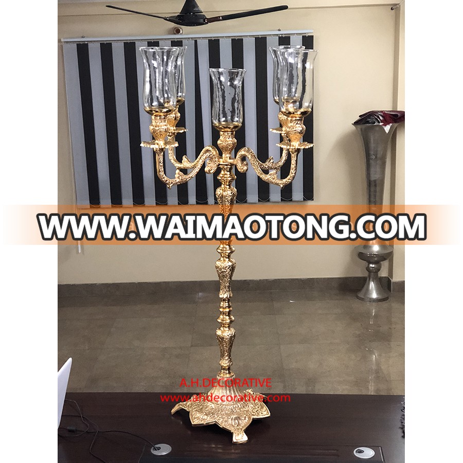 Gold Candelabra 5 Arms