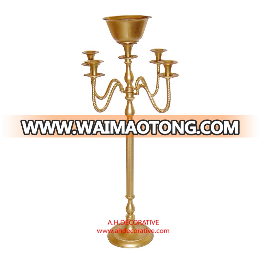 Decorative Gold Candelabra 5 Candle