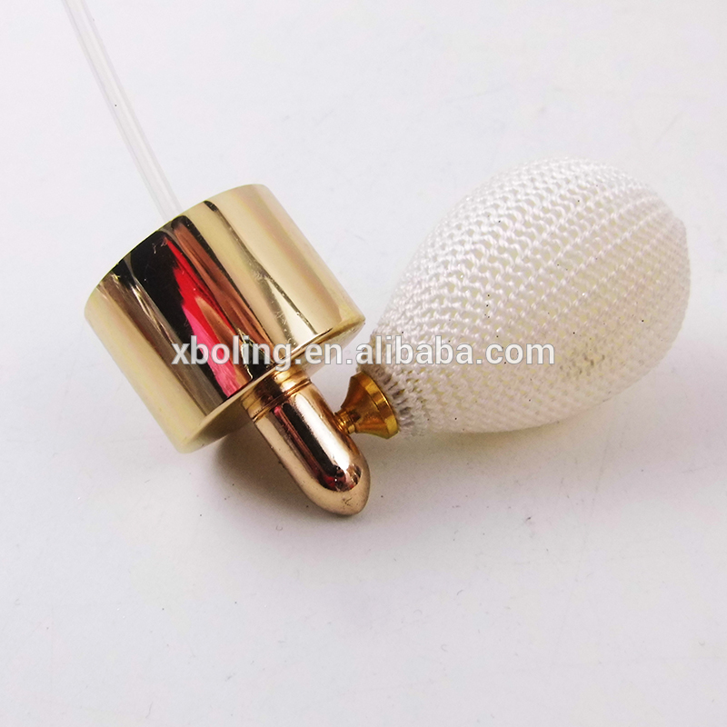 Hot sale 24/415 Gold Aluminium Perfume Atomizer Bulb Perfume Pump Spray in stock