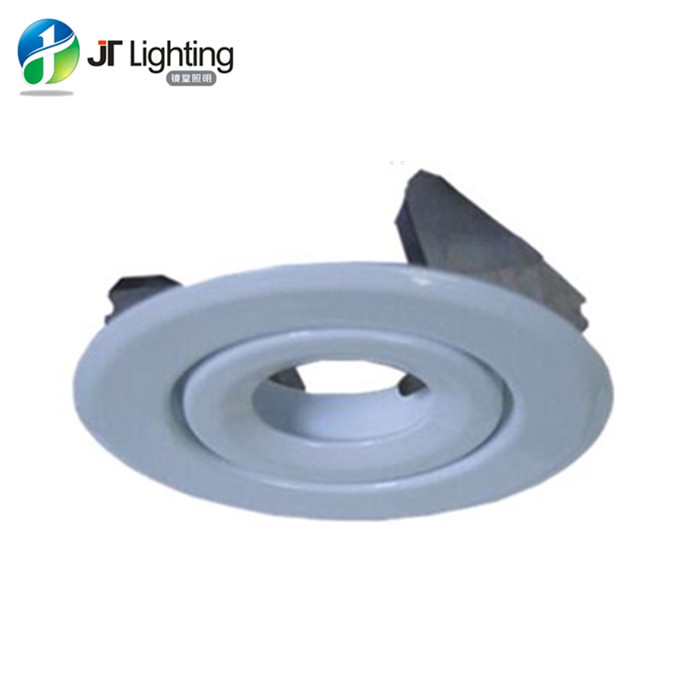 4 inch white  round gimbal downlight fitting recessed trim for downlight