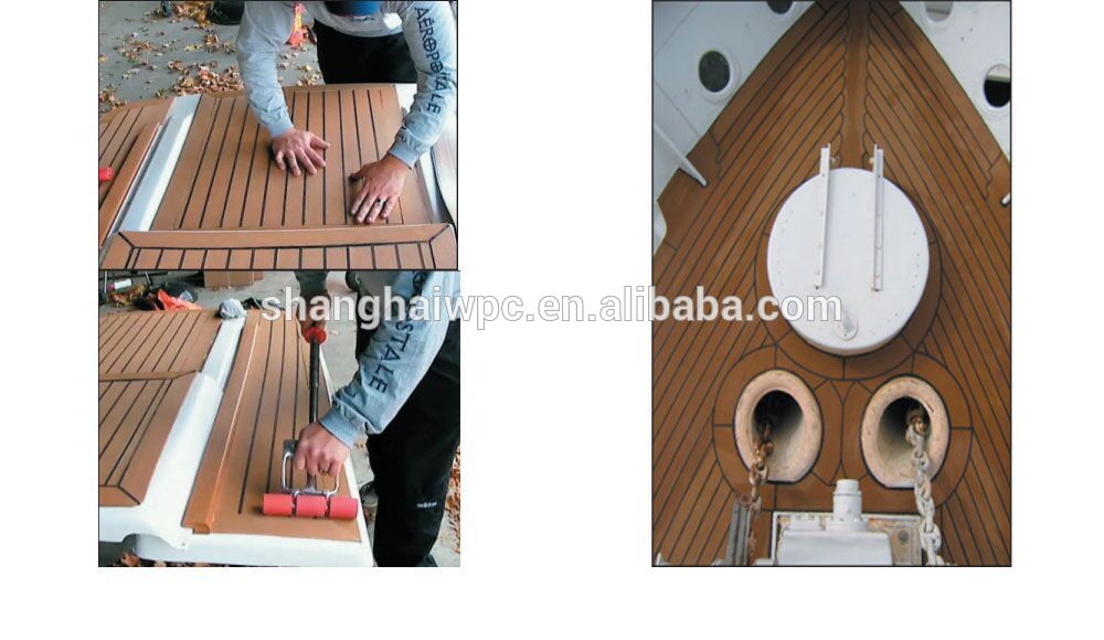 PVC soft boat decking for bare feet friendly in the sun