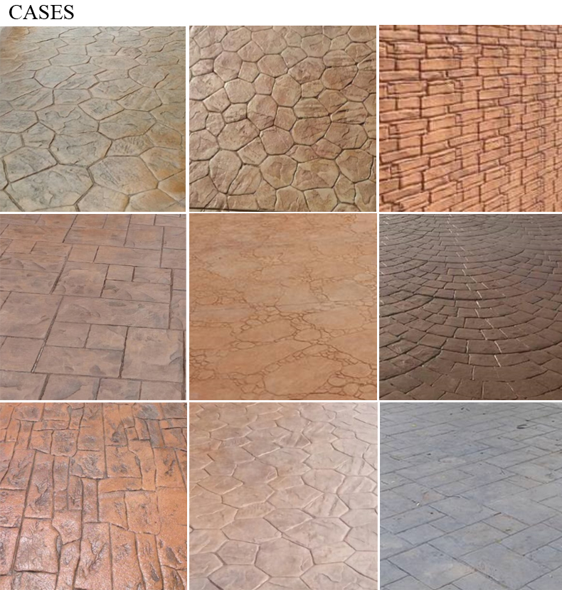 Stamped Concrete Mold More Style for Choice Rubber Mould