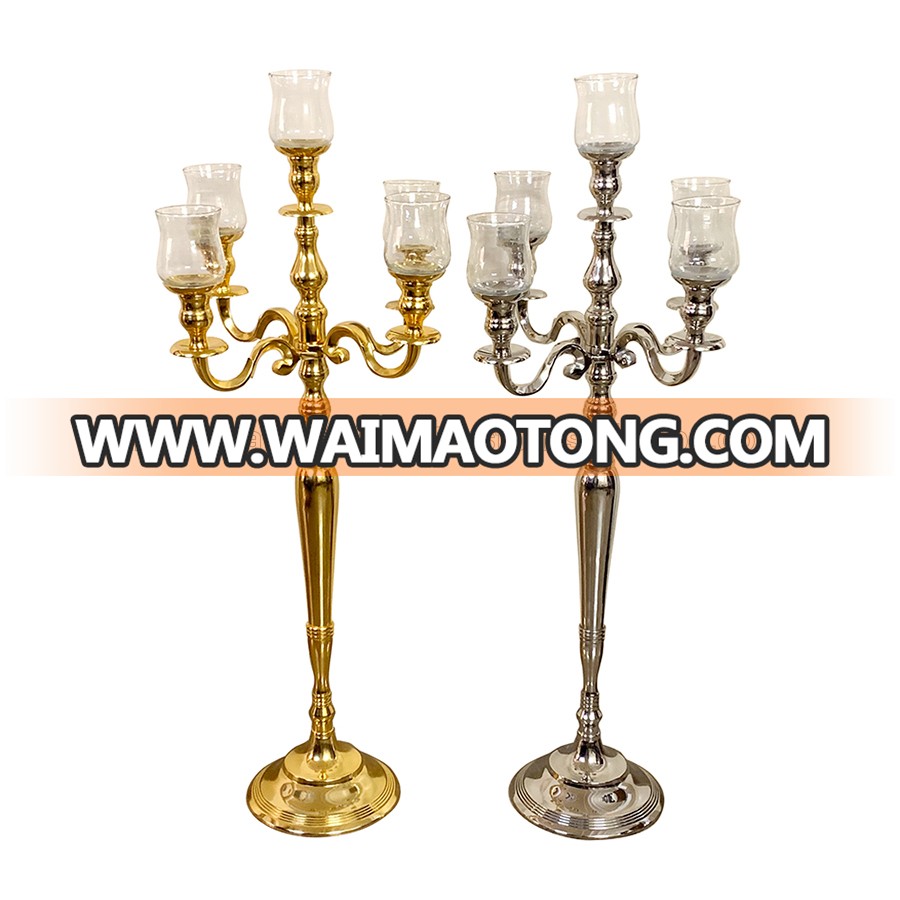 Gold Candelabra 5 Arms