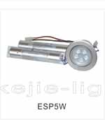 Kejie 3W compact ceiling recessed led down light with / without emergency