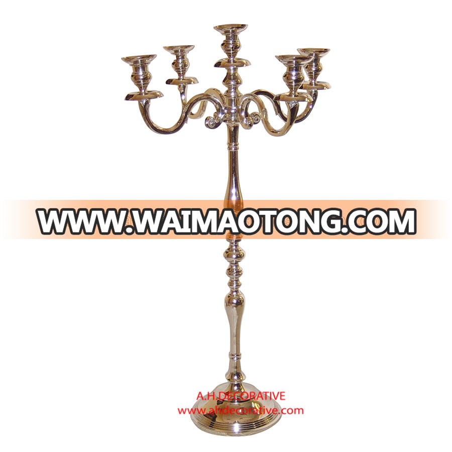 Decorative Gold Candelabra 5 Candle