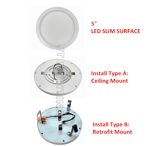 15 watt 6 Inch Baffle Recessed can light conversion kits LED Retrofit downlight with ETL listed