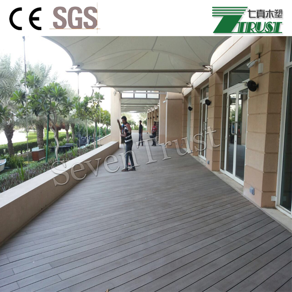 Cheap Composite Deck Boards Composite Decking Board/Outdoor Skirting Board(QZ-03B,135*25mm)