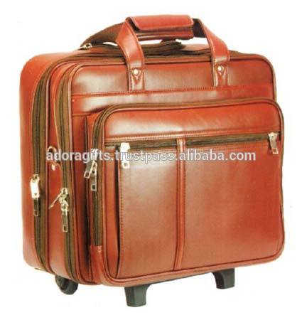 Business Travel Briefcase Genuine Leather Duffel Bags for Men and women Laptop Bag