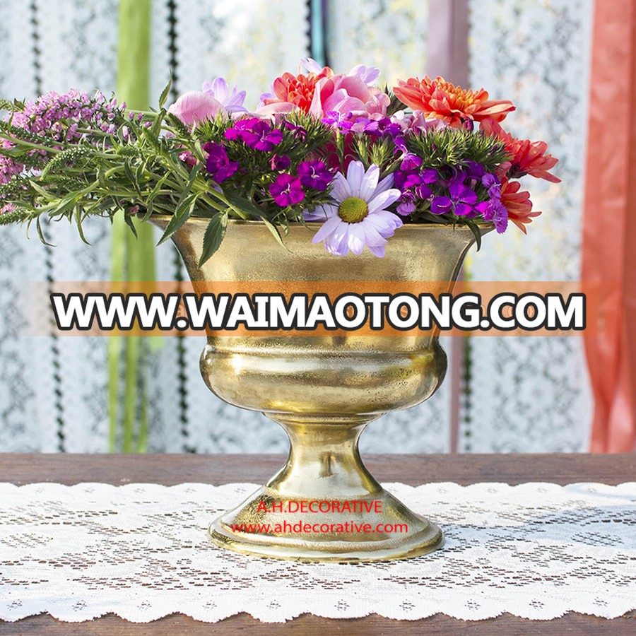 Metal Gold Compote Bowl Pedestal Base