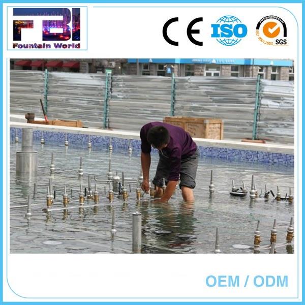 amusement park kids playing outdoor customized music water fountains