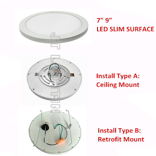 4 inch 9W Dimmable Square Single CCT  LED Slim Recessed Downlights  for Residential Energy Star listed