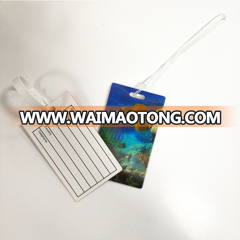 Lenticular Custom 3D Luggage Tag for Travaler 2019 New Design for Your Own Logo