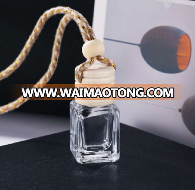 Wholesales rectangle perfume bottle car glass perfume bottle