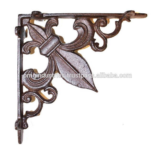 Antique Cast Iron Shelf Bracket Support Book Sink