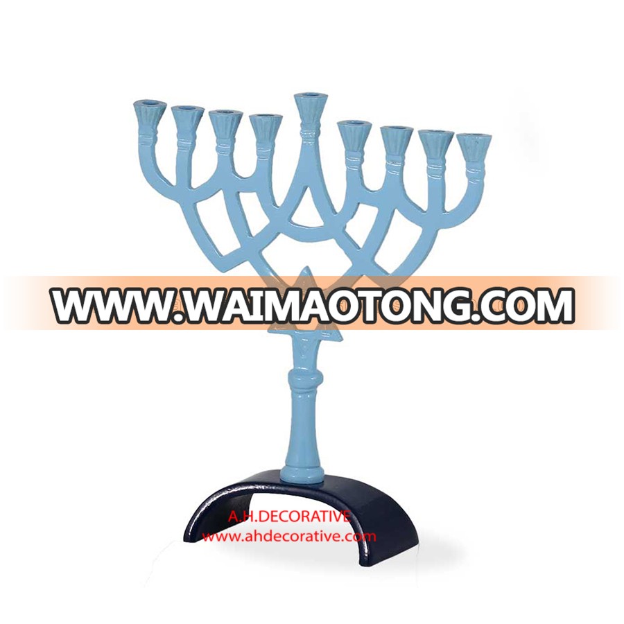 Aluminum Tree Menorah