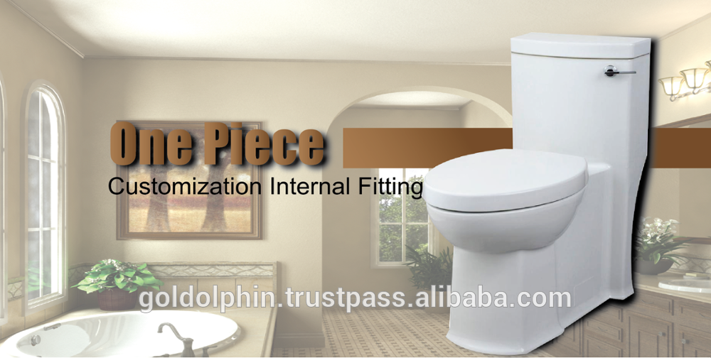 One Piece Internal Fitting with Dual Flush 65mm base