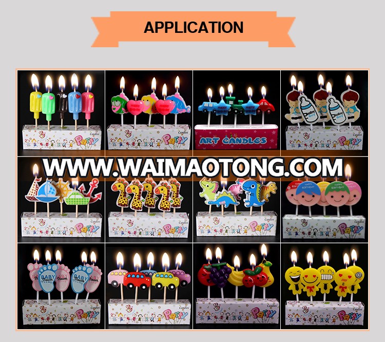 factory directly wholesale high quality cartoon animal birthday candle