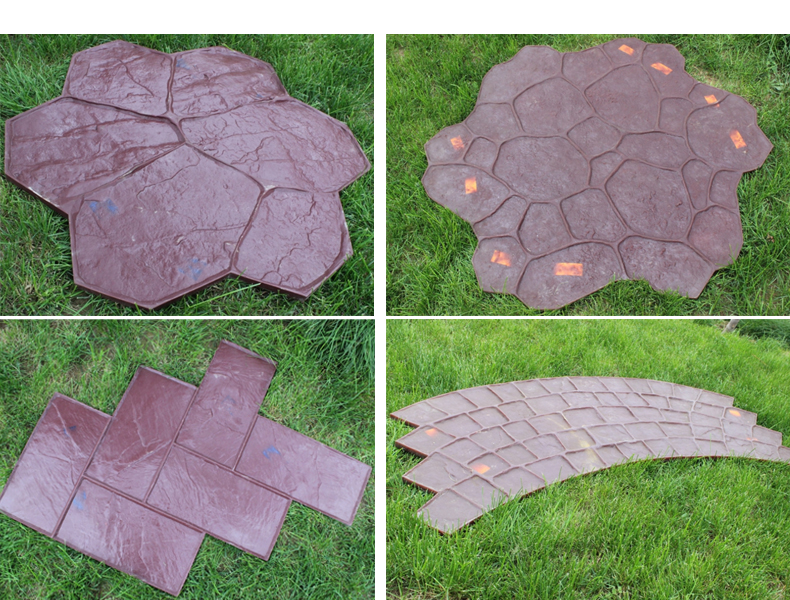 Stamped Concrete Mold More Style for Choice Rubber Mould