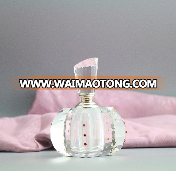 Square glass perfume bottle heart perfume bottle brand perfume bottle