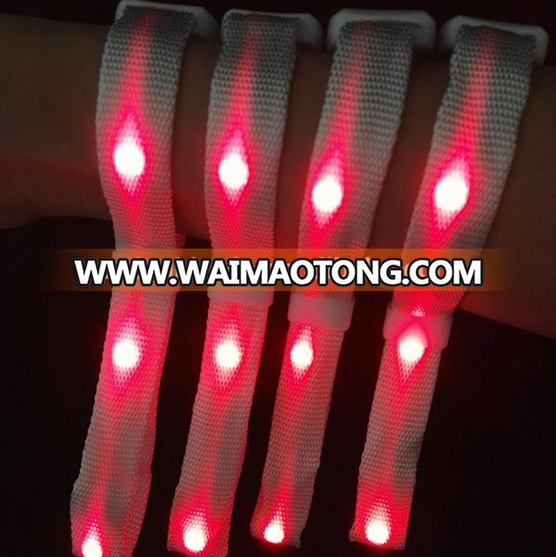 Remote controlled led bracelet band led bracelet for concert