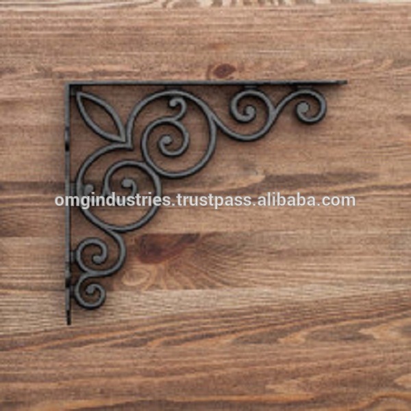 Cast Metal Decorative shelf Bracket