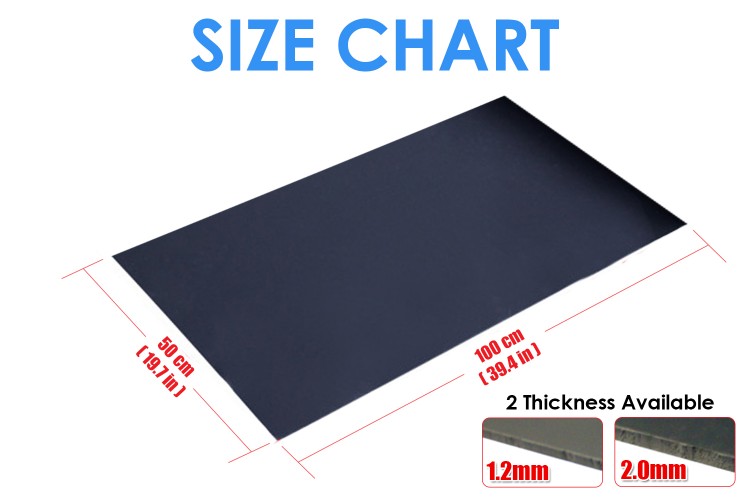 Arrowzoom 2 mm x 1 m x 0.5 m Mass Loaded Vinyl Soundproofing Noise Block Sound Deadener Acoustic Barrier MLV