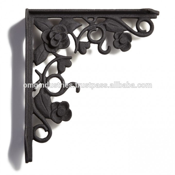 Antique Cast Iron Shelf Bracket Support Book Sink