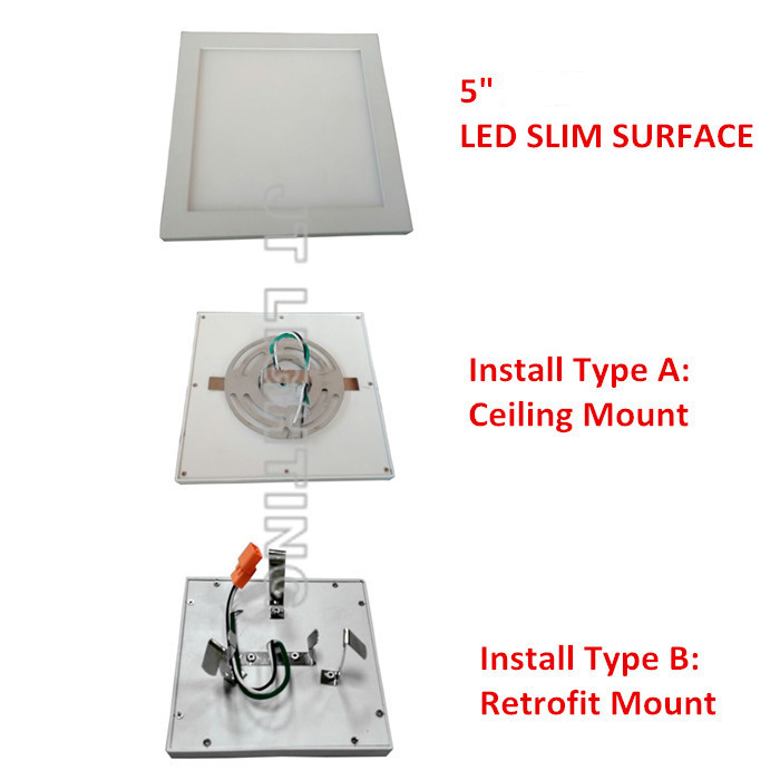 11 inch 22w Dimmable Surface Mounted LED Ultra-thin Round Slim Panel Light For Damp Location