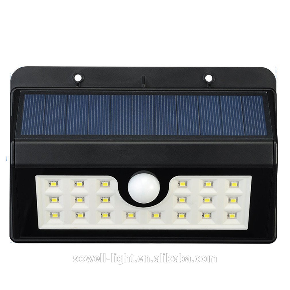 Super Bright 8 LED Solar PIR Motion Sensor Light Waterproof Outdoor Security Light