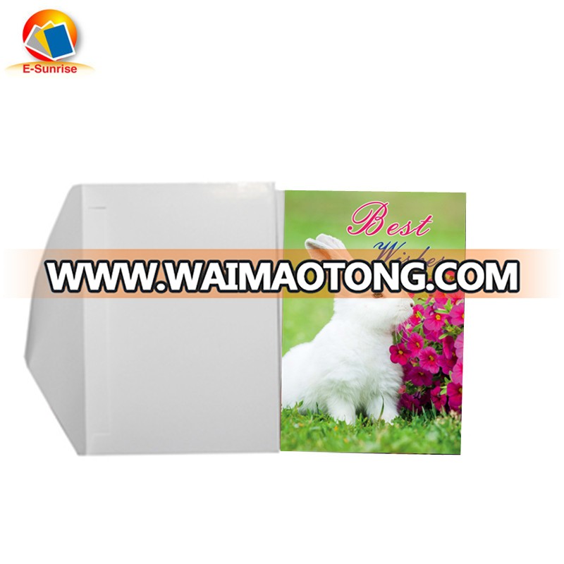 2019 newest sale 3D greeting cards with envelope 3D effect picture with birthday of wedding card