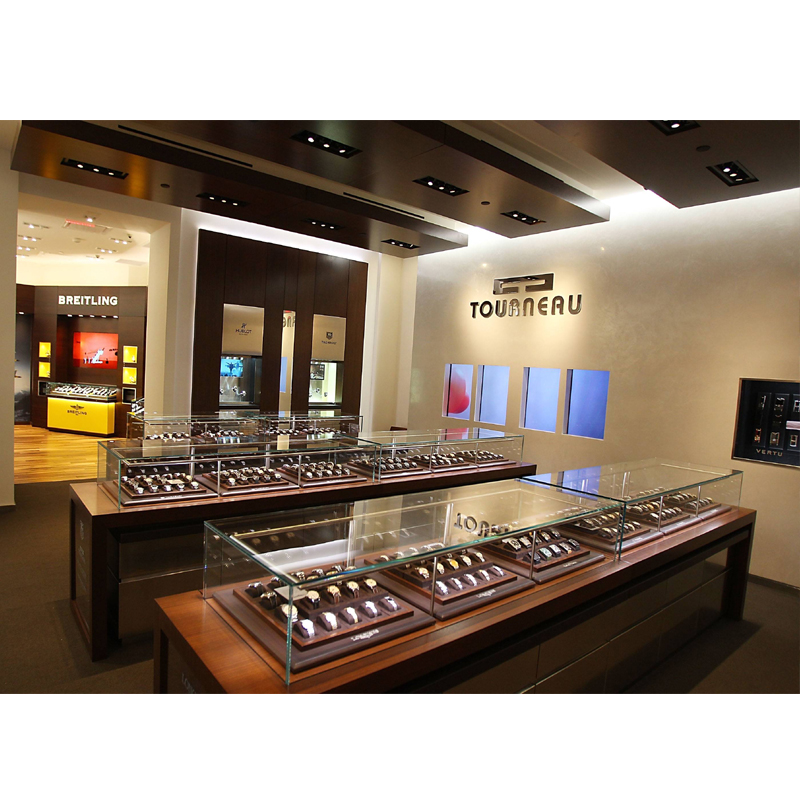 Luxury Watch Shop Display Counter Design