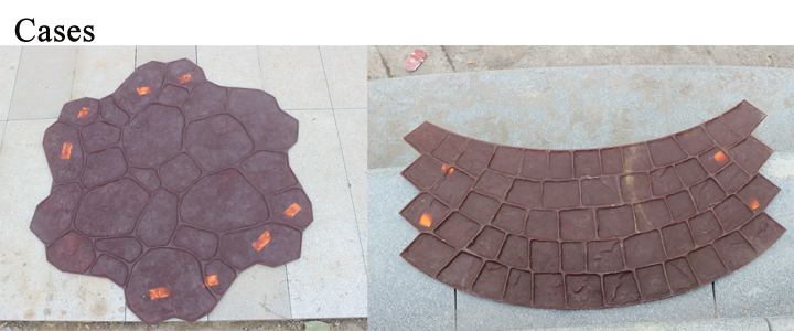 Low MOQ Factory Sale Stamped Concrete Polyurethane Molds