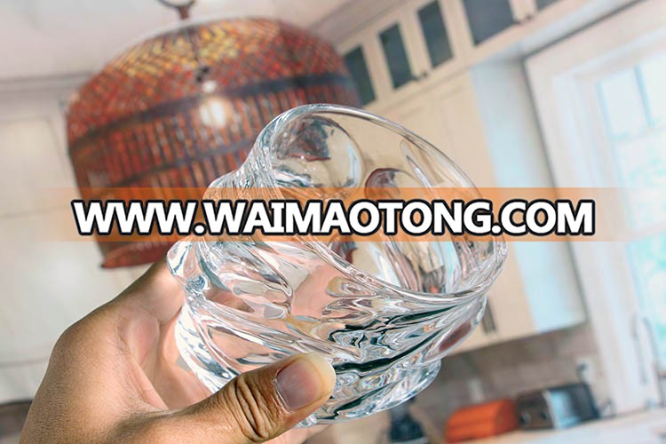 High quality 10 oz cyclone shaped whiskey glass with discount custom personalized whiskey glass