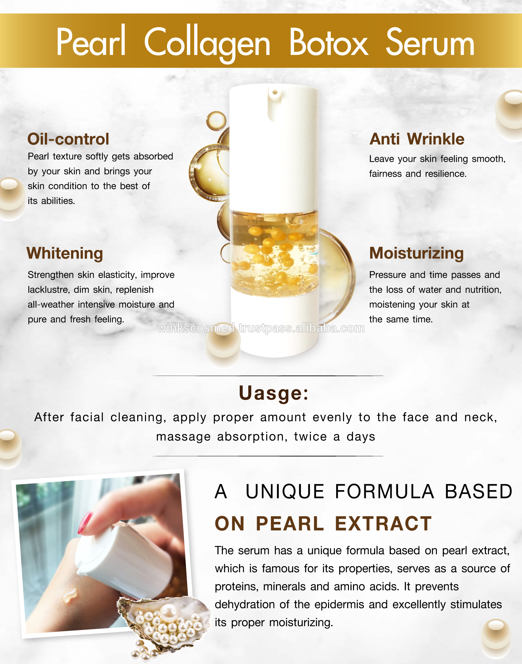 OEM/ODM Pearl Collagen Serum