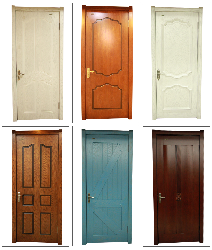 Latest china manufacturer composite Interior Solid Wood Doors design