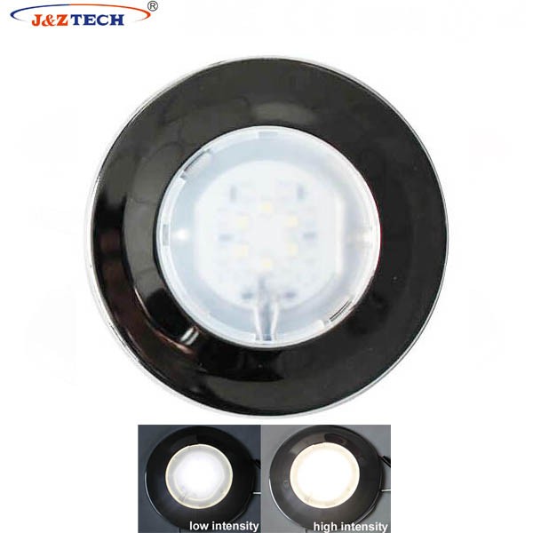 6 inch round ambulance rescue surface mount white led interior light