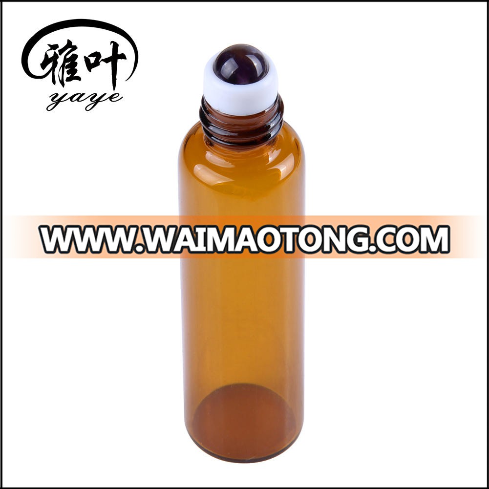 10mm Essential Oil Natural Gemstone Roller Ball Bottles Glass Oil Bottle