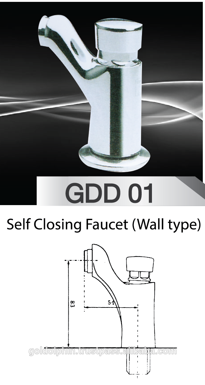 Self Closing Faucet ( Wall Type)