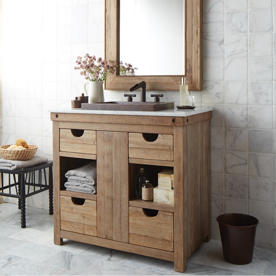 waterproof bathroom cabinet solid wood bathroom cabinet