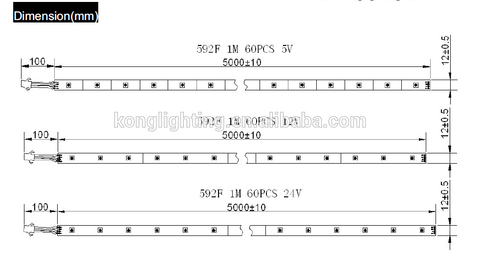 Best sales RGB build-in IC Breakthrough WS2811/SK6812 Dream Flexible Strip Light