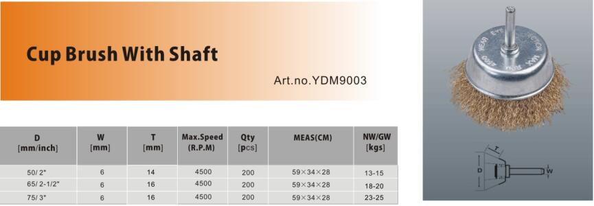 Crimped Wire Stainless Steel Wheel Brush