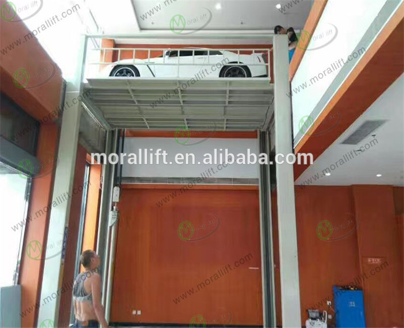 Hydraulic four post car lift for home use