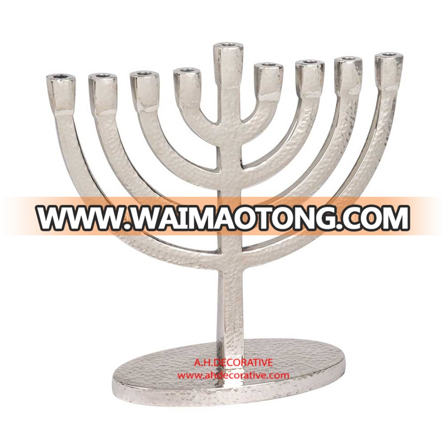 Aluminum Arched Star Of David Gate Menorah