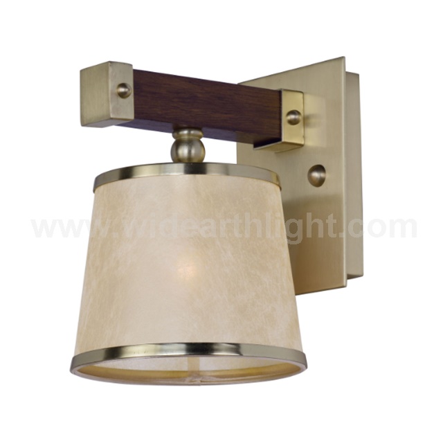 UL CUL Listed Glass Shade Vanity Lights Brass Lamp Hotel W20342