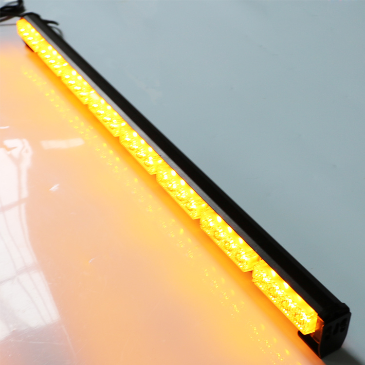 Color customized LED warning lightbar with controlloer display switch