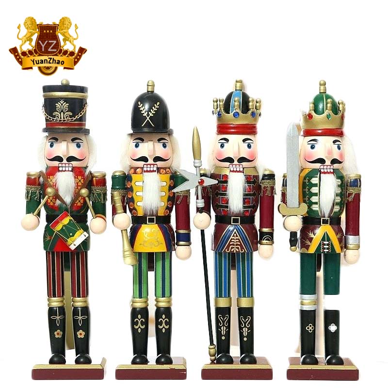 2019 Hot sale Life Size fiberglass resin Nutcracker Soldier Statue for shopping mall decoration