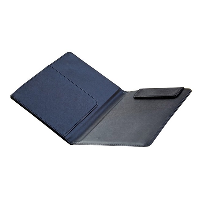 Hot selling custom high-end luxury leather portfolio padfolio folder