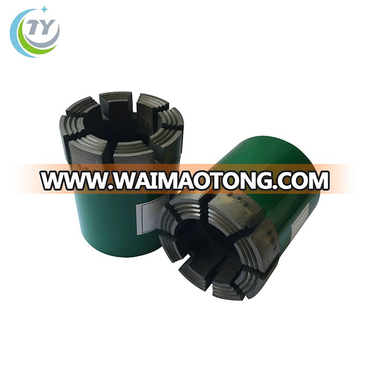 China manufacturer hard roack geological drilling impregnated nq diamond core drill bits